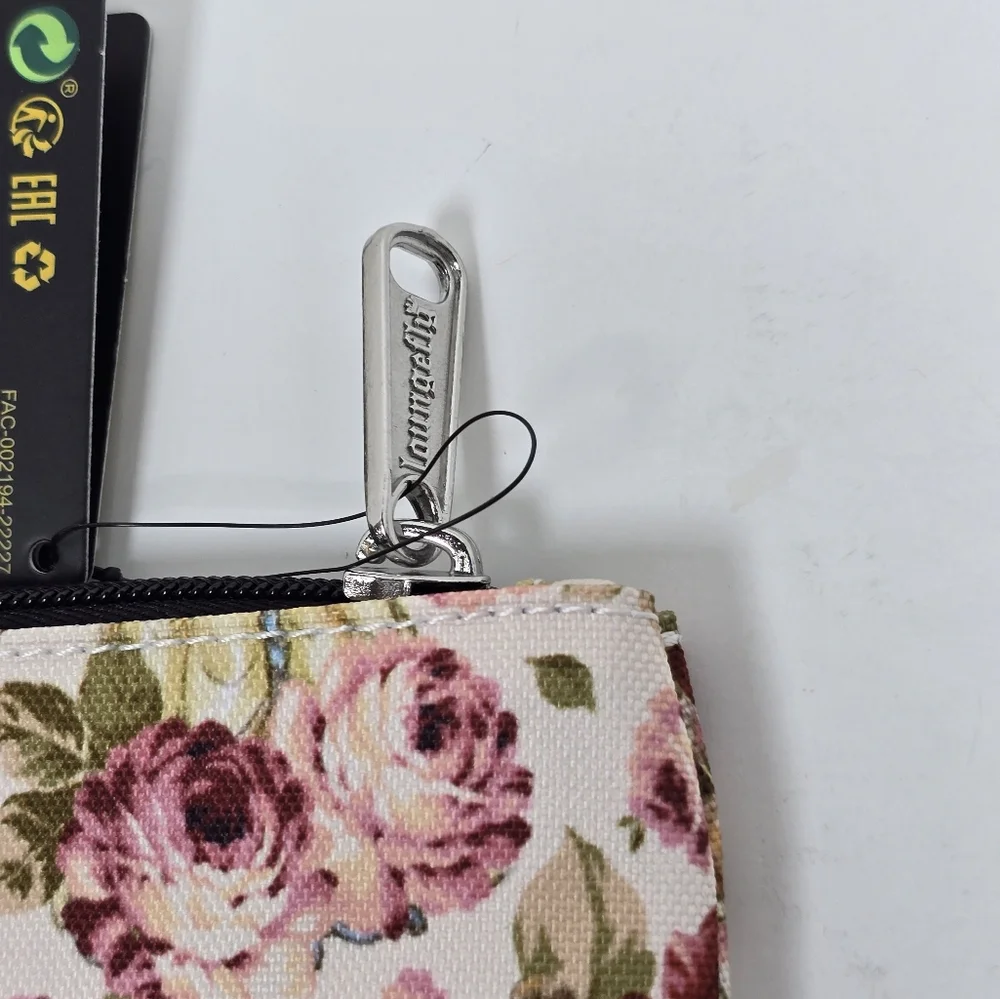 Loungefly Disney Princess Belle Beauty The Beast Floral Pencil / Makeup Bag Nwt - Picture 3 of 4